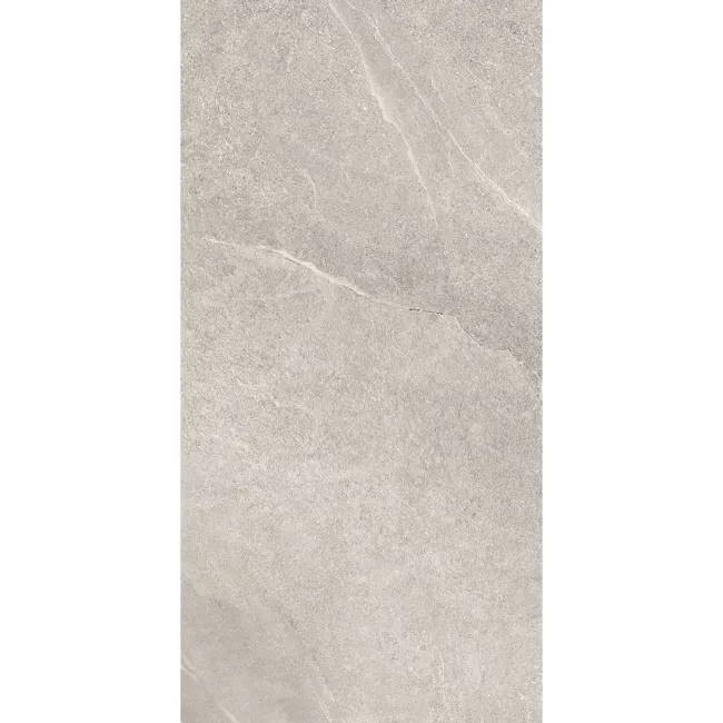 Alpen Grey Slate Effect Matt Italian Porcelain Tile 60x30cm