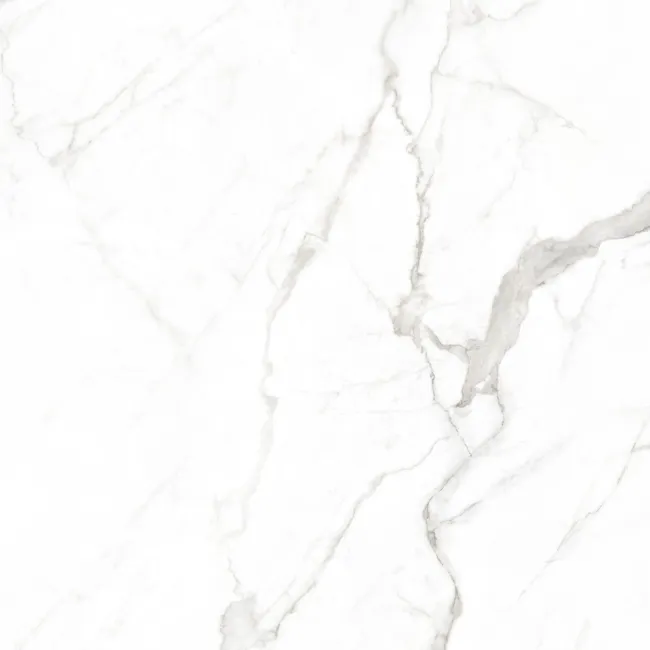 Lumier White Marble Effect Structured Matt Porcelain Tile 100x100cm