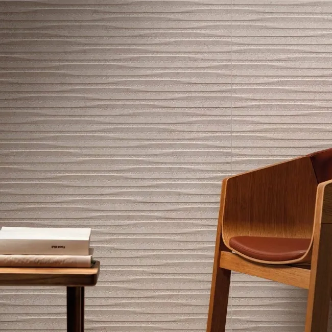 Cluny Sand Decor Stone Effect Matt Ceramic Wall Tile 100x33.3cm