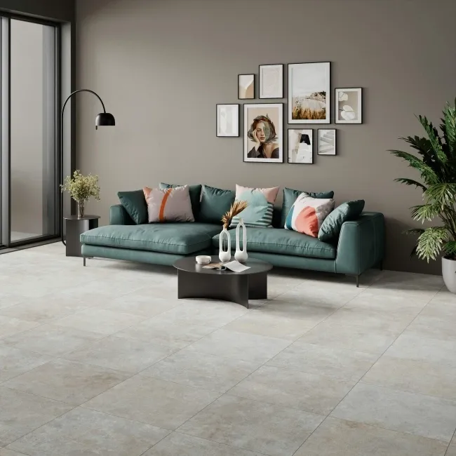 Crassana Grey Concrete Effect Anti Slip Porcelain Tile 59.5x59.5cm