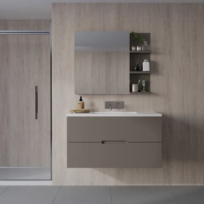 TrueTouch Noche Travertine Effect Composite Wall Panels