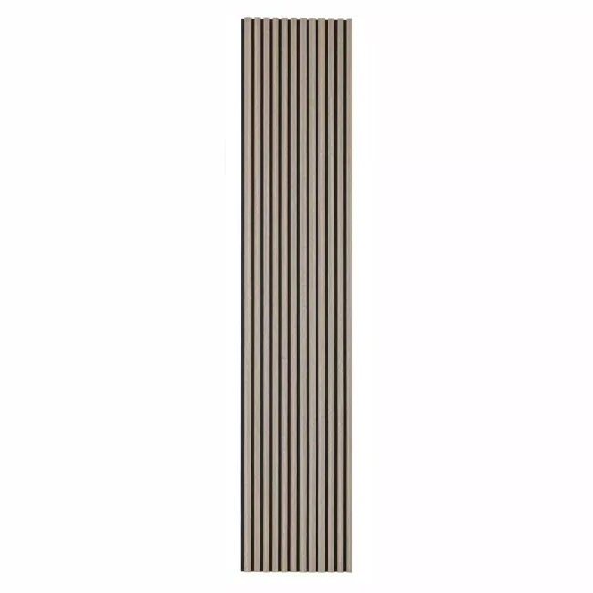 Trepanel® Chevron Hessian Beige Acoustic Wood Wall Panels