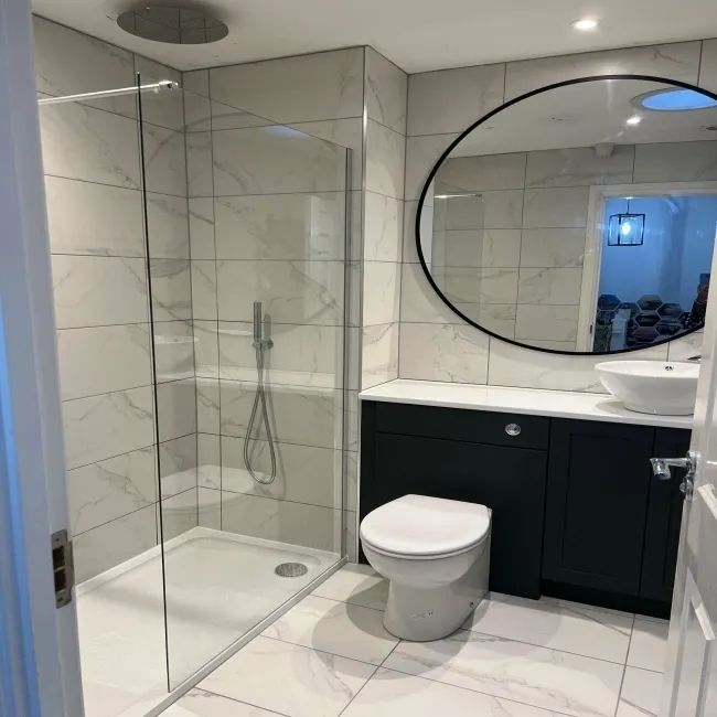 Carrara White Matt Marble Porcelain Tile 60x30cm