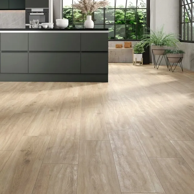 Volte Beech Wood Effect Matt Porcelain Tile 120x23cm