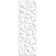 Flat White Decor Gloss Ceramic Wall Tile 90x30cm