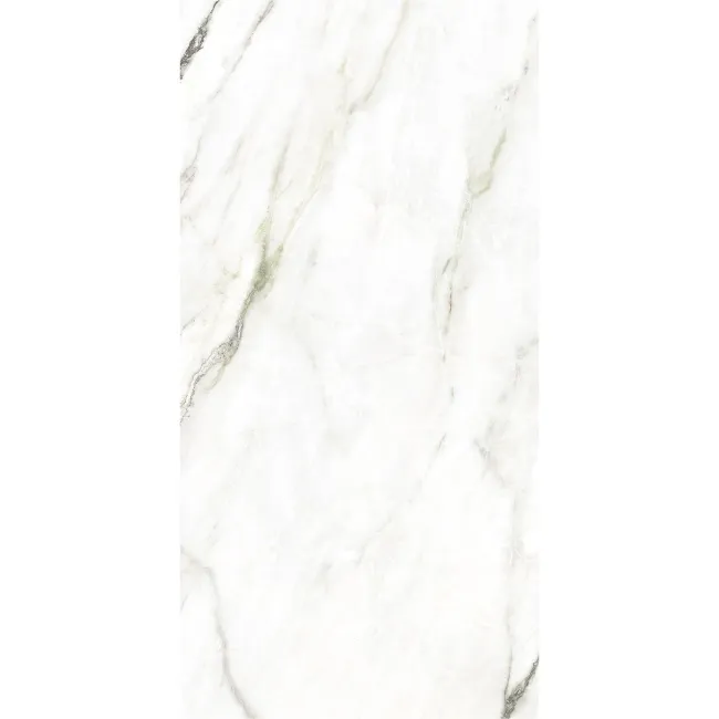 Macha Green Marble Effect Large Polished Porcelain Tile 120x60cm