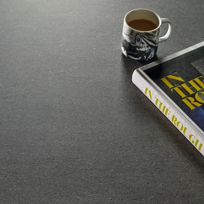 Dama Graphite Stone Effect Large Matt Porcelain Tile 99.5x99.5cm