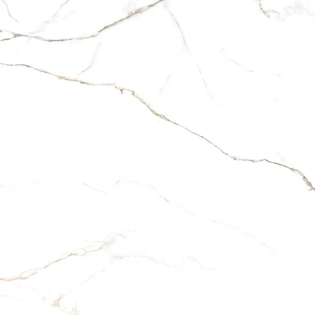 Lance Gold Marble Effect Large Matt Porcelain Tile 120x120cm