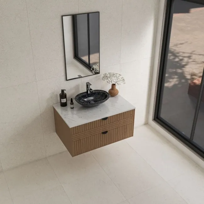 Everest White Marble Effect Matt Porcelain Tile 120x60cm