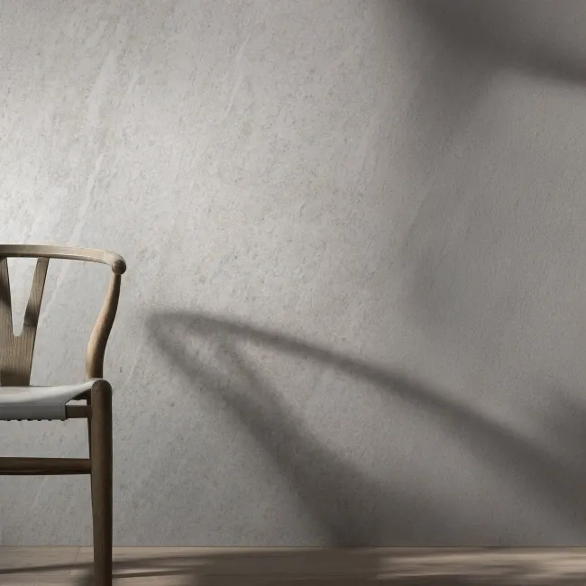 Alchemy Pearl Grey Slate Effect Large Matt Porcelain Slab 275x100cm