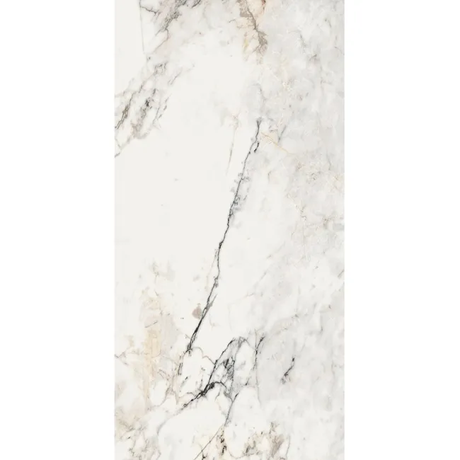 Paonazzetto White Marble Effect Italian Large Matt Porcelain Tile 120x60cm