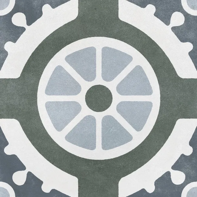 Havana Patterned Matt Porcelain Tile 22.3x22.3cm