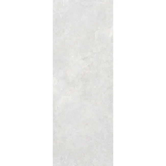 Linen White Travertine Effect Large Matt Porcelain Slab 275x100cm