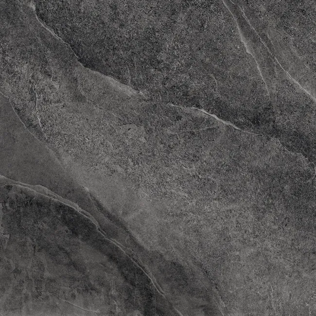 Alpen Graphite Slate Effect Matt Italian Porcelain Tile 60x60cm
