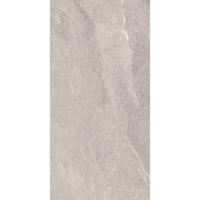 Alpen Grey Slate Effect Matt Italian Porcelain Tile 60x30cm