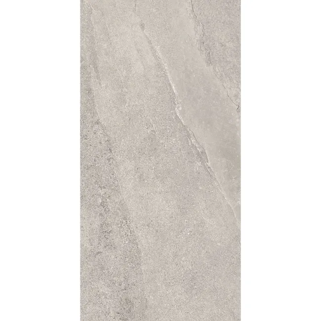 Alpen Grey Slate Effect Matt Italian Porcelain Tile 60x30cm
