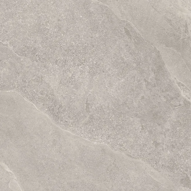 Alpen Grey Slate Effect Matt Italian Porcelain Tile 60x60cm