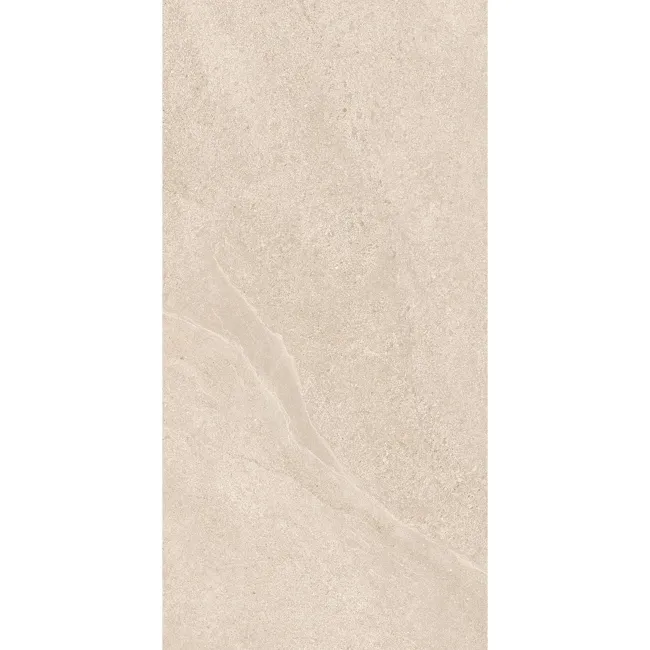 Alpen Beige Slate Effect Matt Italian Porcelain Tile 60x30cm