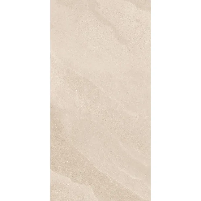 Alpen Beige Slate Effect Matt Italian Porcelain Tile 60x30cm