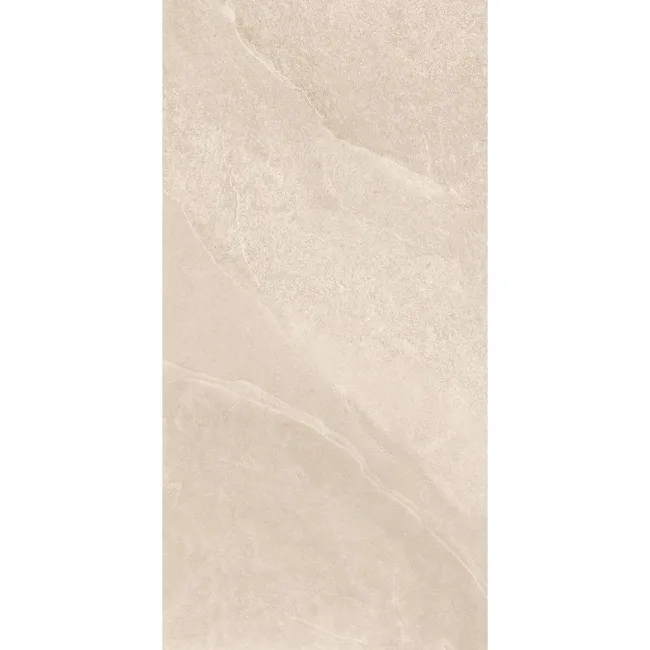 Alpen Beige Slate Effect Matt Italian Porcelain Tile 60x30cm