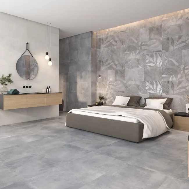 City Dark Grey Concrete Effect Large Anti Slip Porcelain Tile 120x60cm