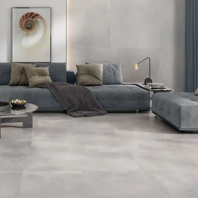 City Grey Concrete Effect Anti Slip Porcelain 60x120cm