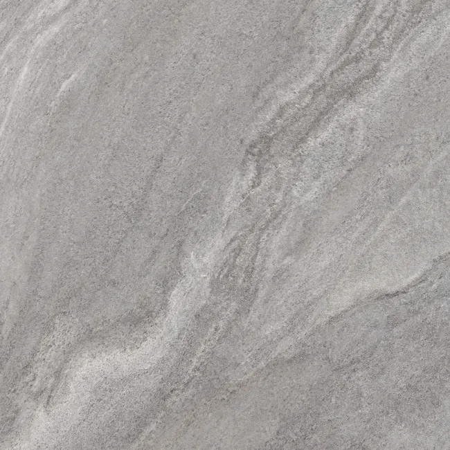Strond Dolphin Grey Marble Effect Structured Matt Porcelain Tiles 100x100cm