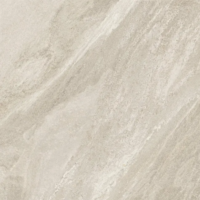 Strond Oat Beige Marble Effect Structured Matt Porcelain Tiles 100x100cm