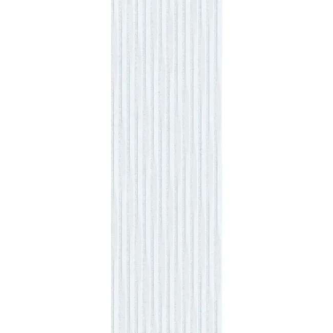 Cluny White Decor Stone Effect Matt Ceramic Wall Tile 100x33.3cm