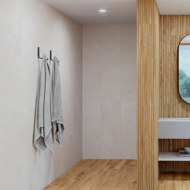 Cluny Sand Stone Effect Matt Ceramic Wall Tile 100x33.3cm