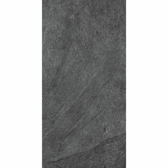 Colorado Anthracite Slate Effect Anti Slip Porcelain Tile 75x37cm