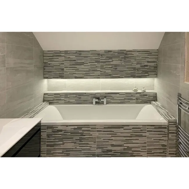 Cliff Grey Slate Effect Porcelain Tile 60x30cm