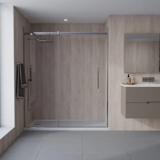 TrueTouch Noche Travertine Effect Composite Wall Panels