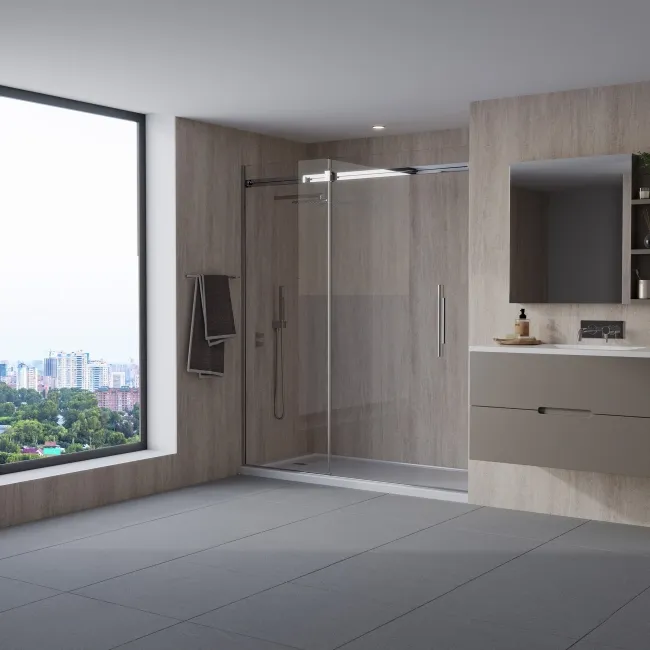 TrueTouch Noche Travertine Effect Composite Wall Panels