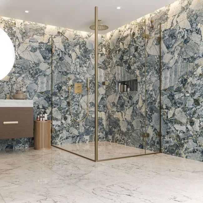 TrueTouch Apollo Blue Granite Effect Composite Wall Panels