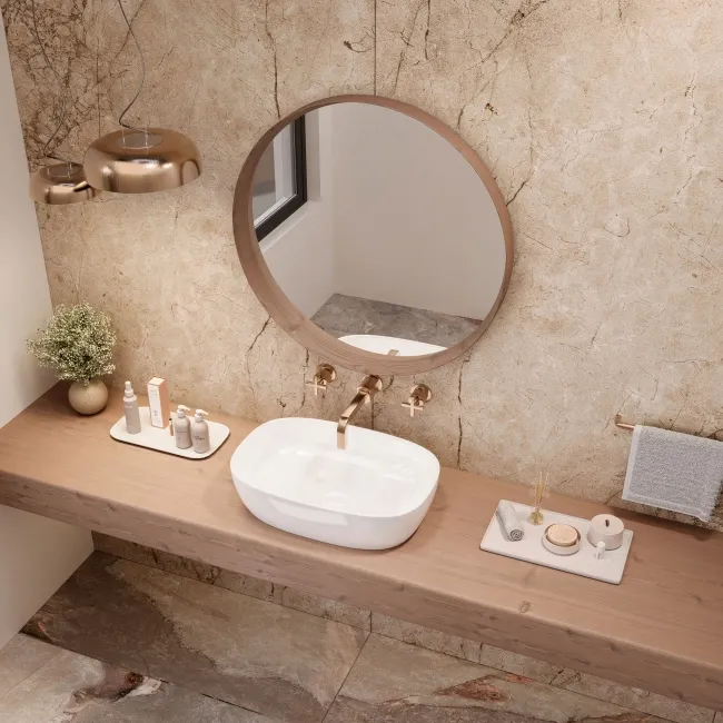 TrueTouch Nubian Taupe Sandstone Effect Composite Wall Panels