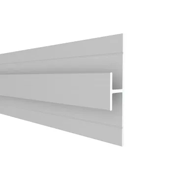 4.5mm TrueTouch Brushed Matt Silver H-Section Trim