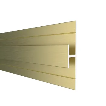 4.5mm TrueTouch Brushed Polished Gold H-Section Trim