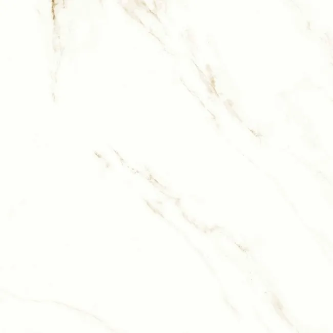 Carrara White Gold Gloss Marble Effect Ceramic 450x450 Floor Tile ...