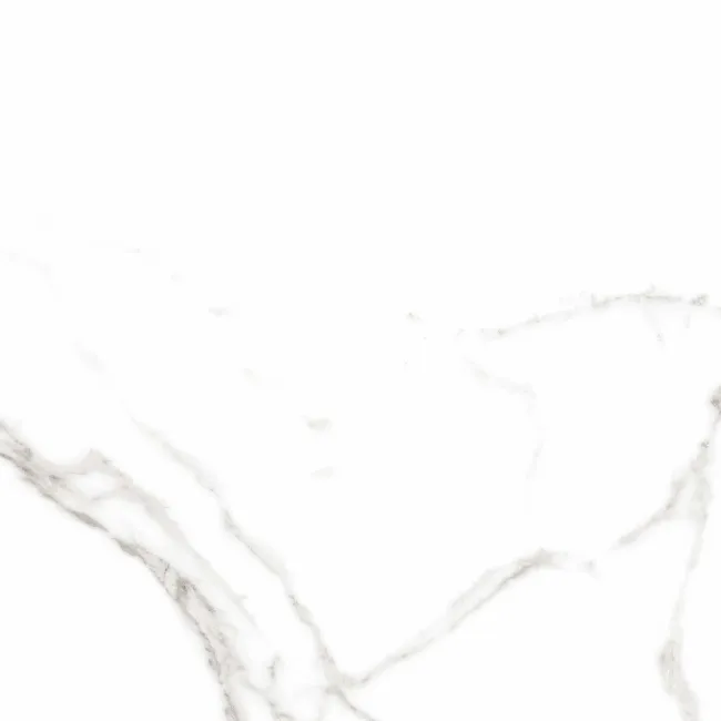Carrara White Marble Effect Matt Ceramic Tile 45x45cm | Tile Mountain UAE
