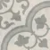 Cuban Silver Ornate Patterned Matt Porcelain Tile 22.3x22.3cm