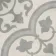 Cuban Silver Ornate Patterned Matt Porcelain Tile 22.3x22.3cm