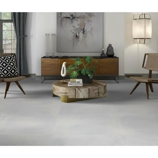 City Light Grey Concrete Effect Anti Slip Porcelain Tile 60.5x60.5cm