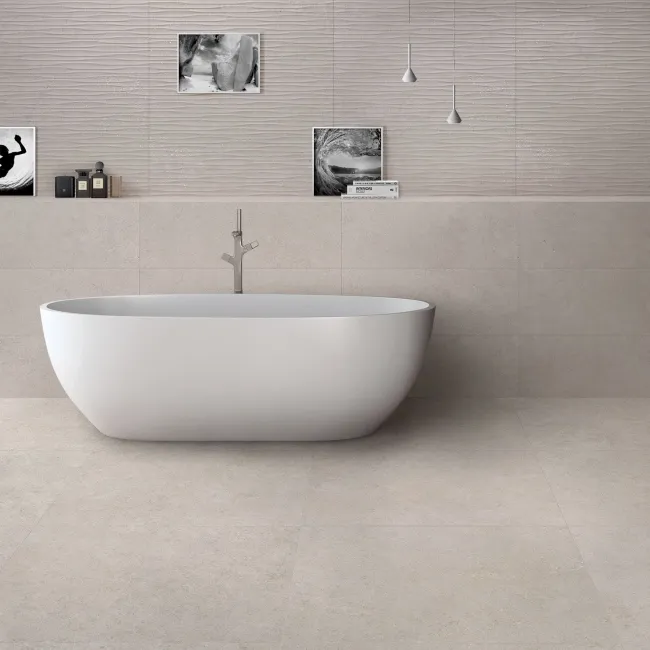 Cluny Sand Stone Effect Matt Ceramic Wall Tile 100x33.3cm