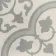 Cuban Silver Ornate Patterned Matt Porcelain Tile 22.3x22.3cm