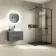 Blok Grey Limestone Effect Matt Italian Porcelain Large Tile 80x80cm
