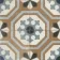 Osborne Blue Victorian Patterned Matt Ceramic Floor Tile 45x45cm