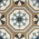 Osborne Blue Victorian Patterned Matt Ceramic Floor Tile 45x45cm