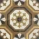 Osborne Maroon Victorian Patterned Matt Ceramic Floor Tile 45x45cm