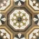 Osborne Maroon Victorian Patterned Matt Ceramic Floor Tile 45x45cm
